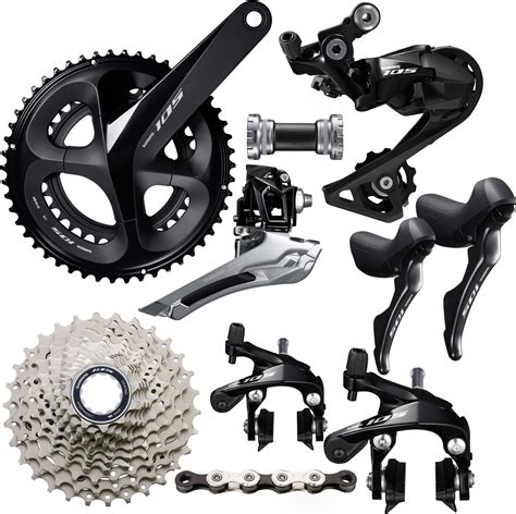 Shimano 105 R7000 11 Speed Rim Brake Groupset | Wiggle