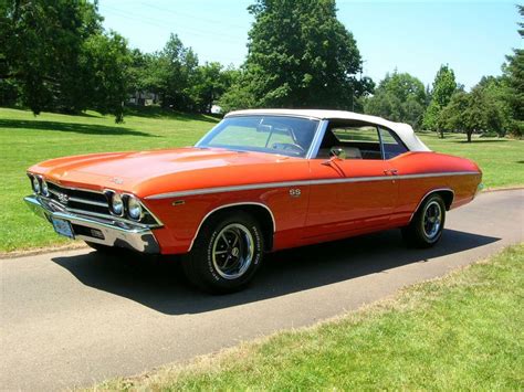 1969 CHEVROLET CHEVELLE SS 396 CONVERTIBLE - Front 3/4 - 43276