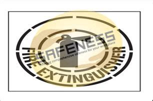 Floor Stencils - Fire Extinguisher at Best Price in Mumbai | Safeness ...