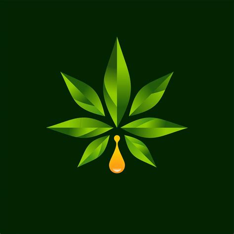 cannabis marijuana hemp leaf farm cultivation logo design icon vector ...