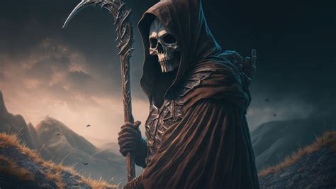 The Grim Reaper with Scythe [1920x1080] : r/wallpapers