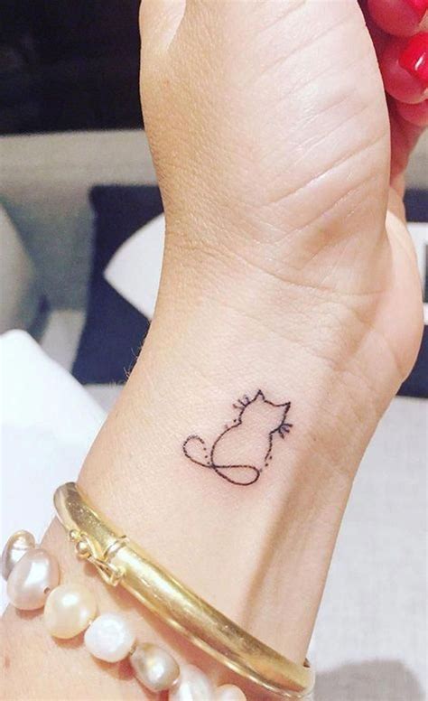 Little Black Cat Tattoo | Stunning Tattoo Ideas