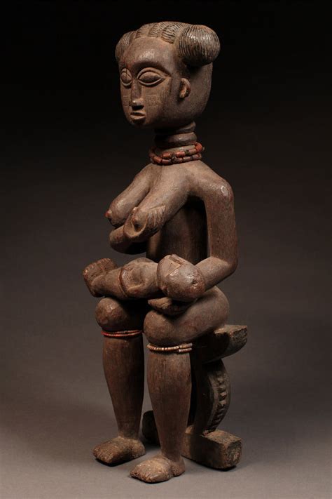 Ashanti, Asante, Maternity Figure, Carved Wood, Ghana, African