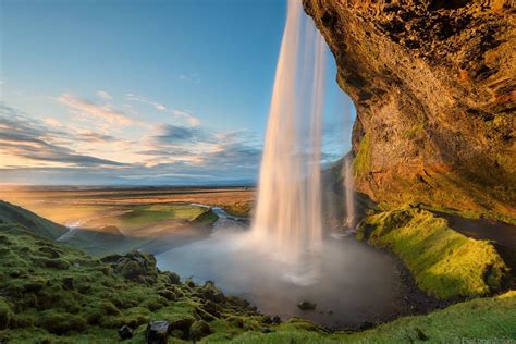 Catarata Islandia | Cascadas, Fotografia paisaje, Lugares maravillosos