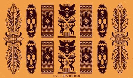 Traditional African Pattern Vector Download