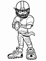 Football Player coloring Pages sketch template