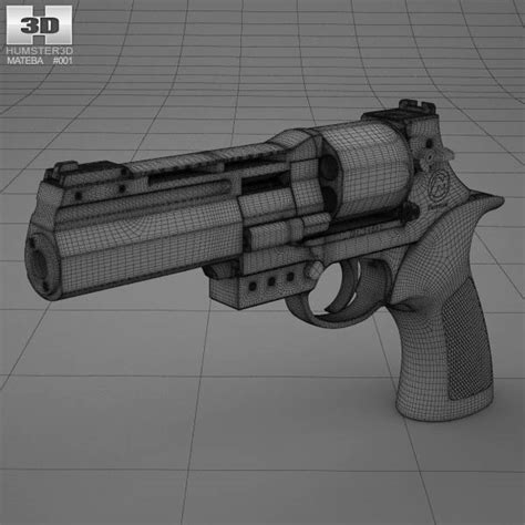 Mateba Autorevolver 3D model - Weapon on Hum3D