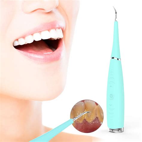 Teeth Stain Remover,Tartar Remover for Teeth,Plaque Remover PortableTooth Calculus Remover ...