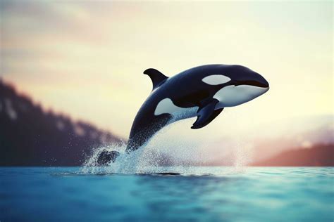 Leaping Orca Majestic Killer Whale in Full Flight 24067904 Stock Photo at Vecteezy