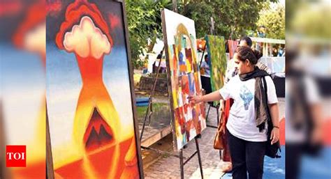 Art workshop at Sukhna Lake to conclude today | Chandigarh News - Times of India