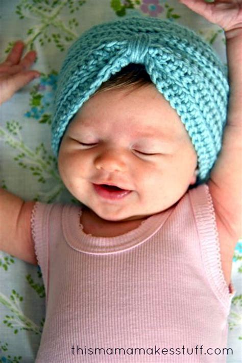 Baby Turban {FREE crochet pattern} | Simply Tale