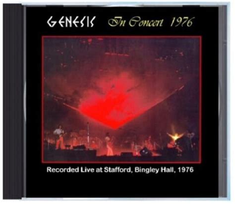 Genesis Stafford, Bingley Hall Scotland 1976 CD, 1976 - Etsy