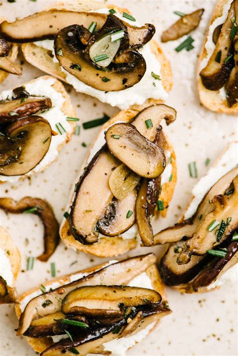 Easy Sautéed Mushroom Bruschetta - Our Salty Kitchen