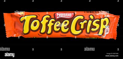 Nestle Toffee Crisp Chocolate Bar Shot In Studio Stock Photo - Alamy