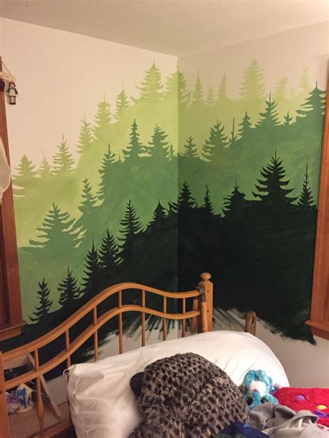 Pin on Mural mountains | Boys room mural, Kids room paint, Kids bedroom ...