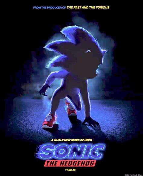 Here’s the sonic movie poster brightened : r/SonicTheHedgehog