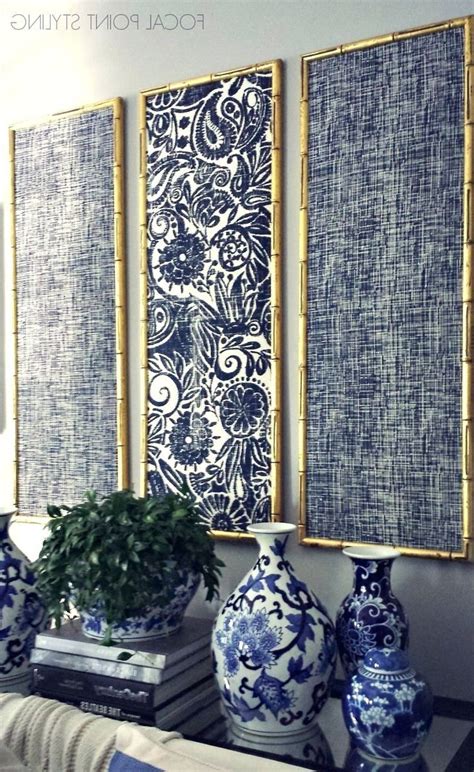 15 The Best Fabric Covered Wall Art