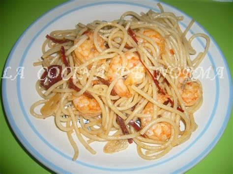 LA COCINA DE NORMA: PASTA CON CAMARONES AL AJILLO