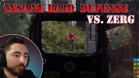 INSANE RUST RAID DEFENSE VERSUS ZERG! - YouTube