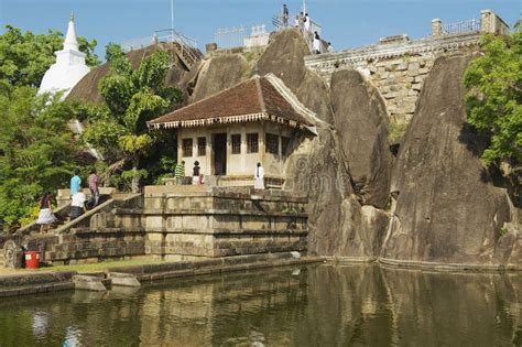 People Enter Isurumuniya Rock Temple In Anuradhapura, Sri Lanka. Editorial Photography - Image ...