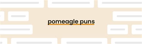 Pomeagle Puns - Best Pomeagle Puns for 2024 - PunPress