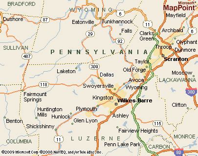 Where is Dallas, Pennsylvania? see area map & more