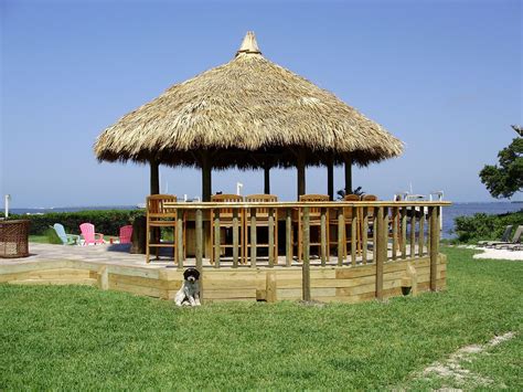 Hand Crafted Custom Round Tiki Hut by Suncoast Tiki Huts Inc. | CustomMade.com