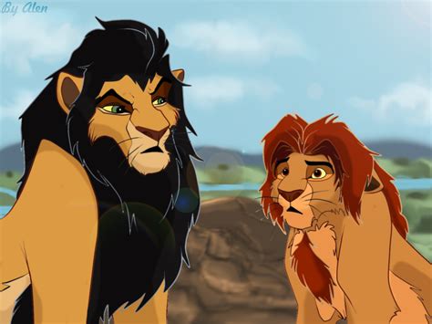 Mufasa and Ahadi by Alen31 on DeviantArt