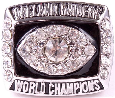 Ken Stabler Raiders High Quality Replica 1976 Super Bowl XI Ring ...