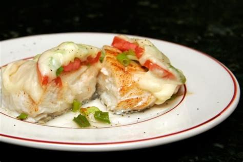 A quick and easy baked halibut recipe with tasty mozzarella cheese and ...