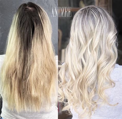 color correction before and after via @andzre on Instagram | Hair, Hair styles, Color correction