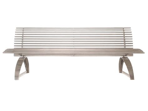 Stainless Steel Park Bench « BC Site Service