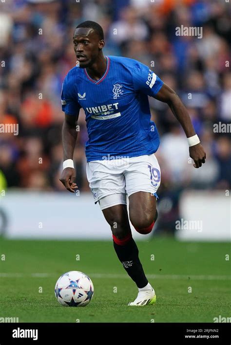 Rangers’ Abdallah Sima in action during the UEFA Champions League ...