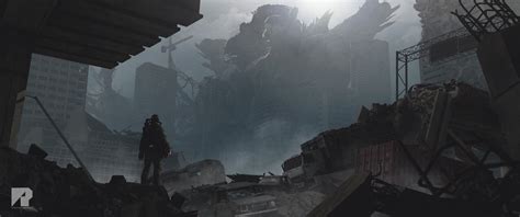 ArtStation - Post Apocalyptic Sci-fi Environment Concept Artwork