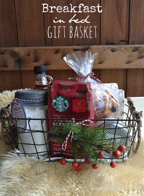 Breakfast in Bed Gift Basket - Life is a Party