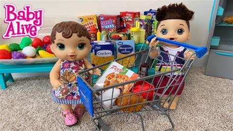 Baby Alive Abby Goes Grocery Shopping - YouTube