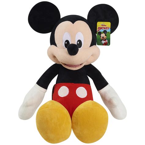 10570_10623- Mickey Preschool Jumbo Plush- Mickey- In Package (1) - Just Play | Toys for Kids of ...