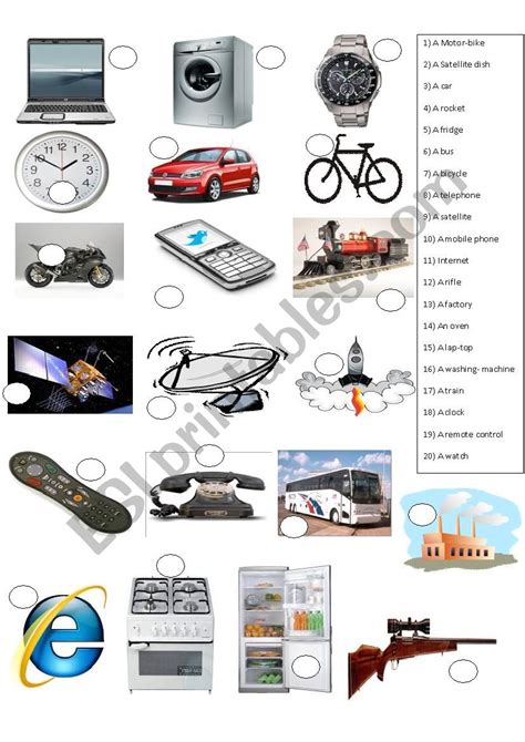 Technology vocabulary - ESL worksheet by abouazza