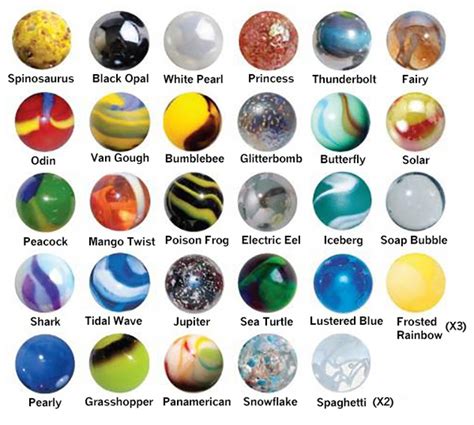 A set of 37 Medium Glass marbles. Buy with confidence ...