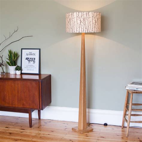 Oak Standard Lamp | Standard lamps, Wooden lamp base, Lamp