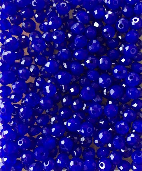 Royal Blue Crystal Glass Beads Free Stock Photo - Public Domain Pictures