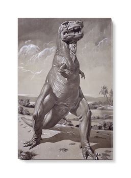 'Tyrannosaurus rex' Canvas wall art | SurfaceView