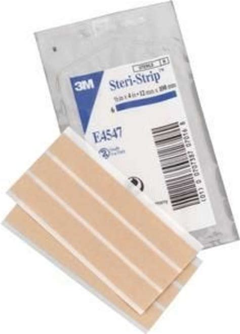 3M SteriStrip E4547 Elastic Skin Closures 1/2" x 4" Sterile, 1 Count - Walmart.com