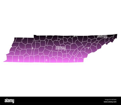 map of tennessee Stock Photo - Alamy