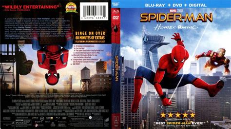 Spider-man: Homecoming (2017) R1 Blu-Ray Cover - DVDcover.Com