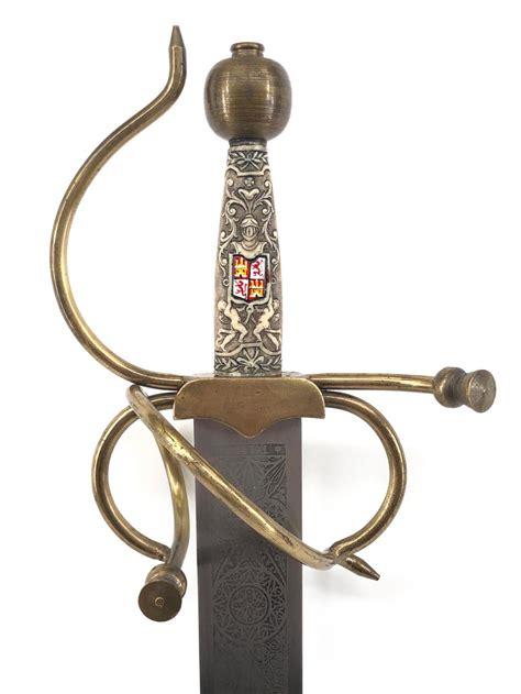 Lot - Colada Del Cid Toledo Spain Replica Sword