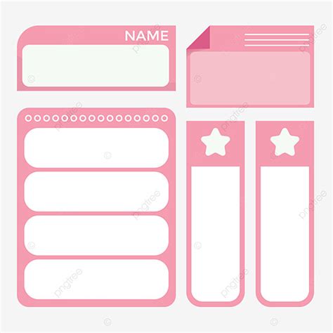 Name Tag Vector Art PNG, Cute Name Tag With Pink Color, Name Tag, Label Name, Name Tag Png PNG ...