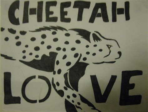 Cheetah Stencil Idea by CheetarTheCheetah on DeviantArt