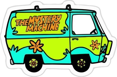 The Mystery Machine Van Sticker