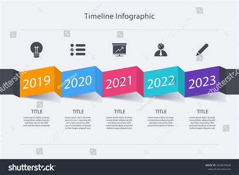 Process Infographic Design Template Timeline Step Stock Vector (Royalty ...